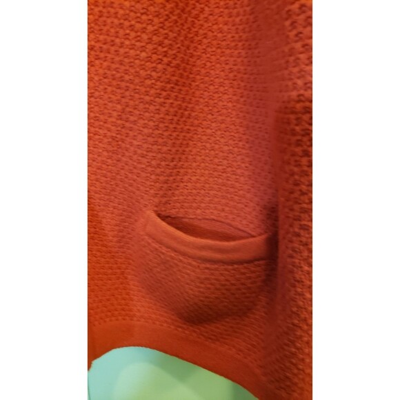 A New Day NWT 3X Red Ribbed Cuff Gold Button-Front Cardigan Sweater - Picture 10 of 11